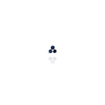 Sapphire Mini Trebol Piercing