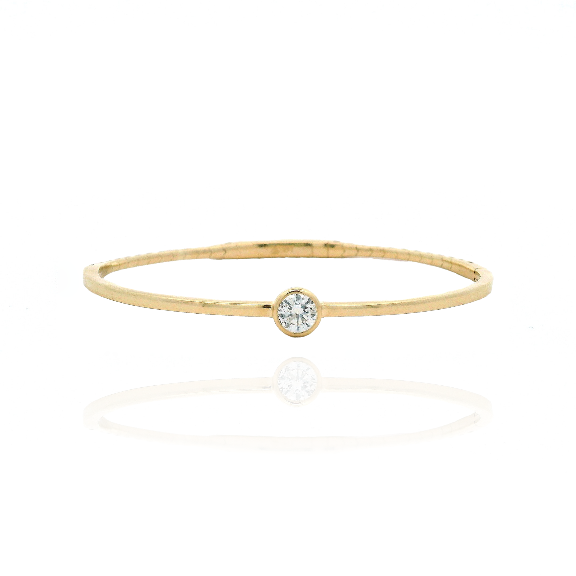 Catalina - Solitaire Diamond Bangle