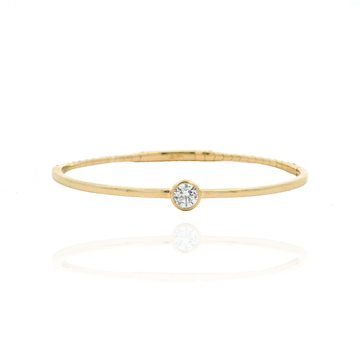 Catalina - Solitaire Diamond Bangle