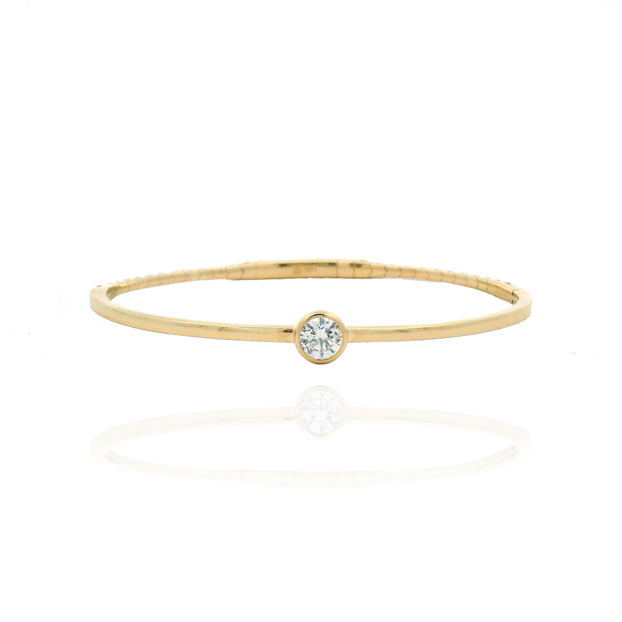 Catalina - Solitaire Diamond Bangle
