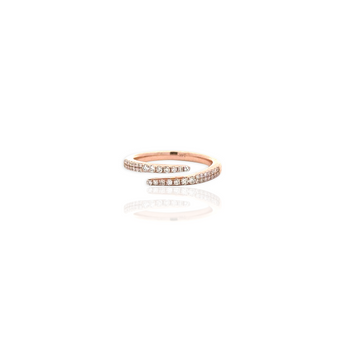 Wrap Pave Rose Ring