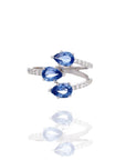 Luna - Sapphire Triple Ring