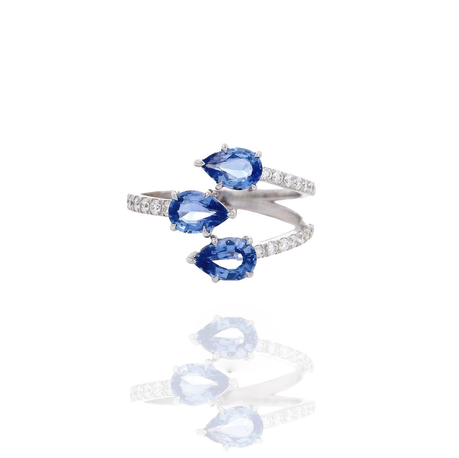 Luna - Sapphire Triple Ring