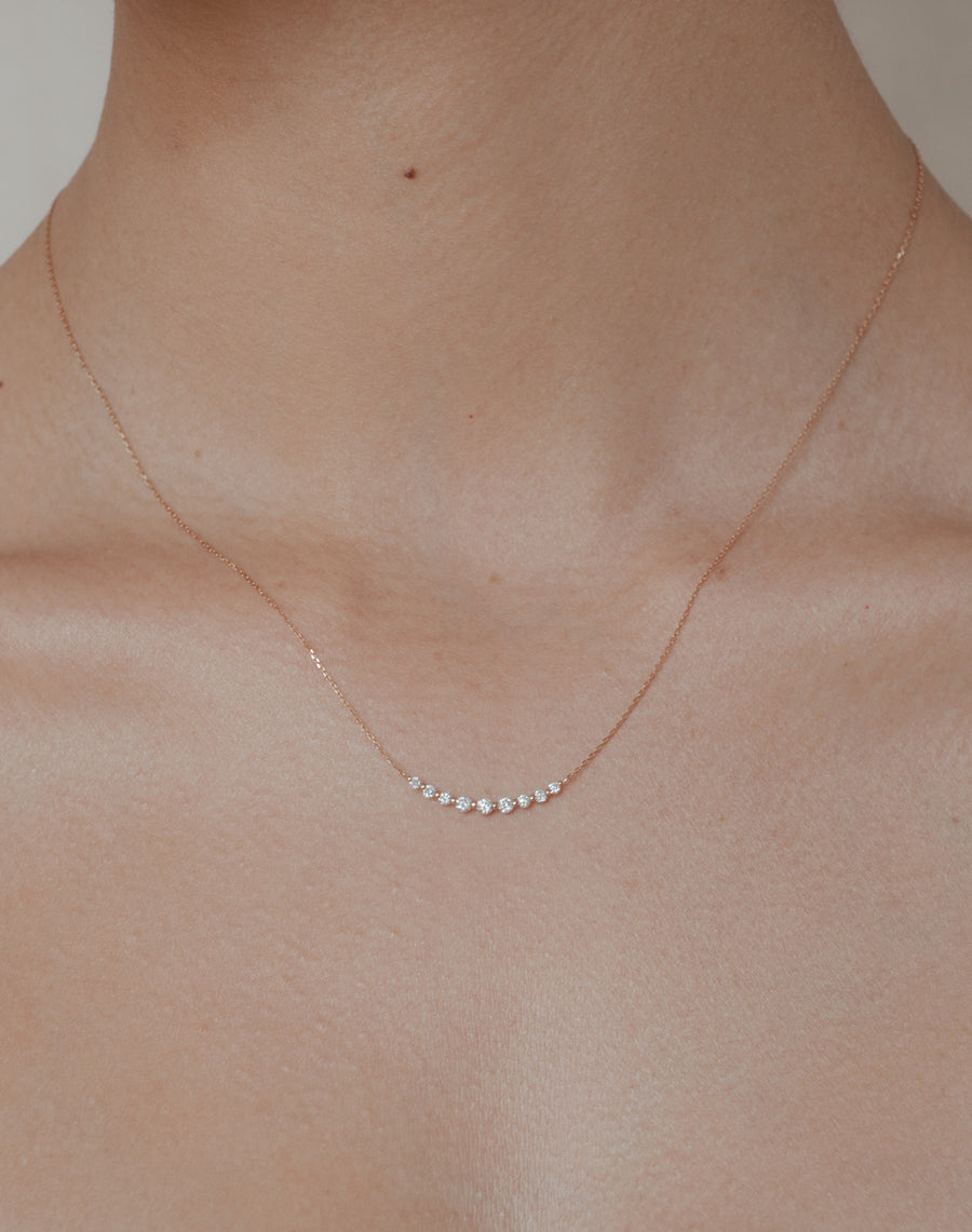 Smile Diamond Necklace