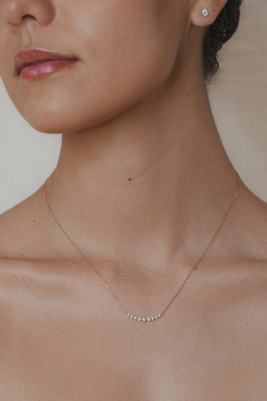 Smile Diamond Necklace