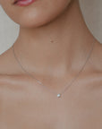 Solitaire Bezel Necklace