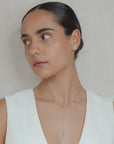 Luisa - Layer Drop Emerald Necklace