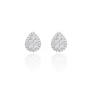 Bia - Pear Diamond Earrings