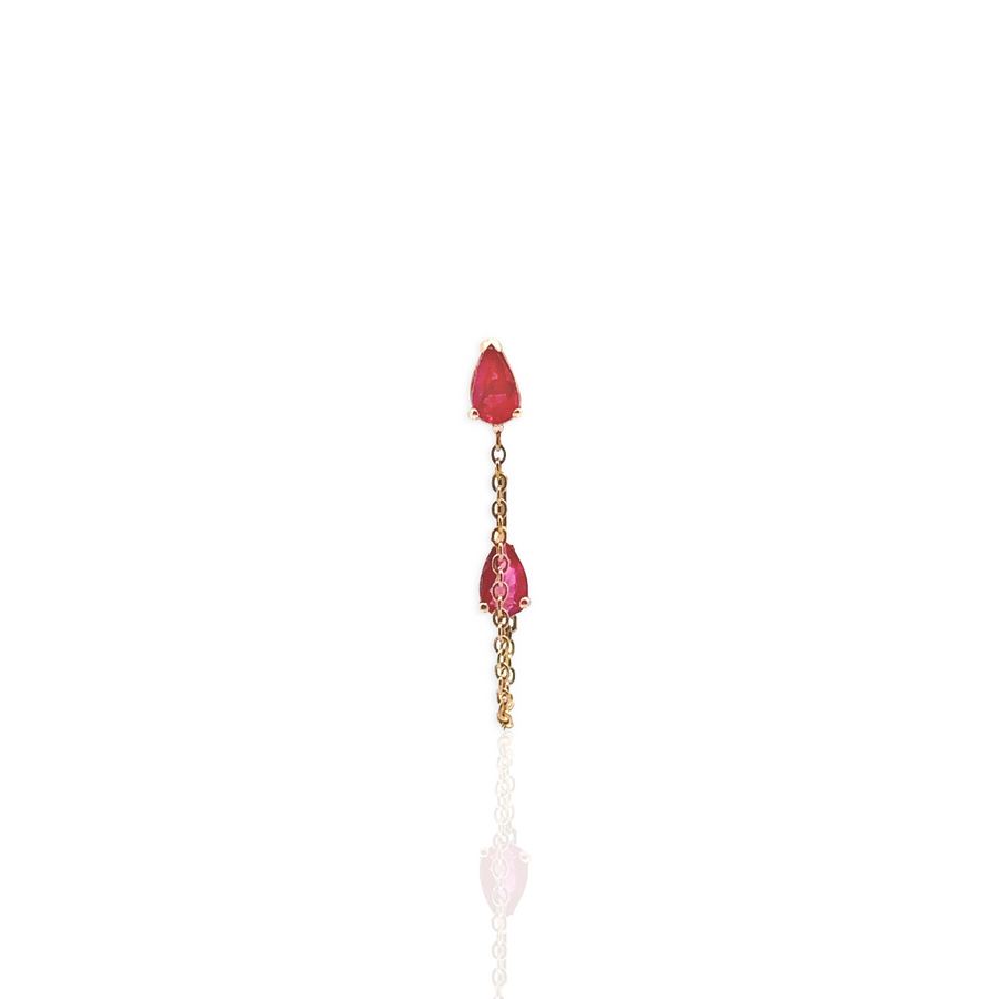 Ruby Chain Piercing