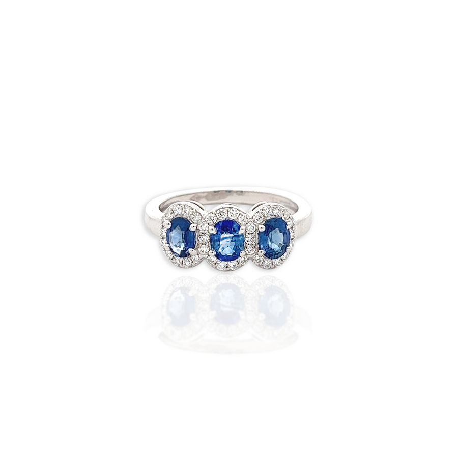 Triple Sapphire Ring