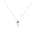 Round Emerald Necklace