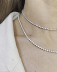 Diamond - Choker and Double Bracelet