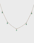 Emerald Drop Necklace