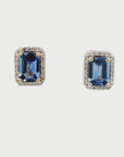 Sapphire & Diamond Earrings