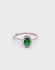 Emerald Oval Ring