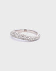 Curved Diamond Ring