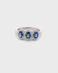 Triple Sapphire Ring