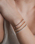 Diamond Bangle White Gold