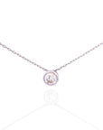 Solitaire Bezel Necklace