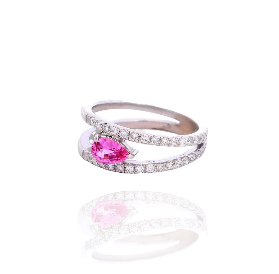 Elisa - Sapphire Pink Ring