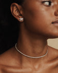 Diamond - Choker and Double Bracelet